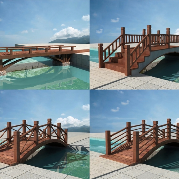 木桥3D模型